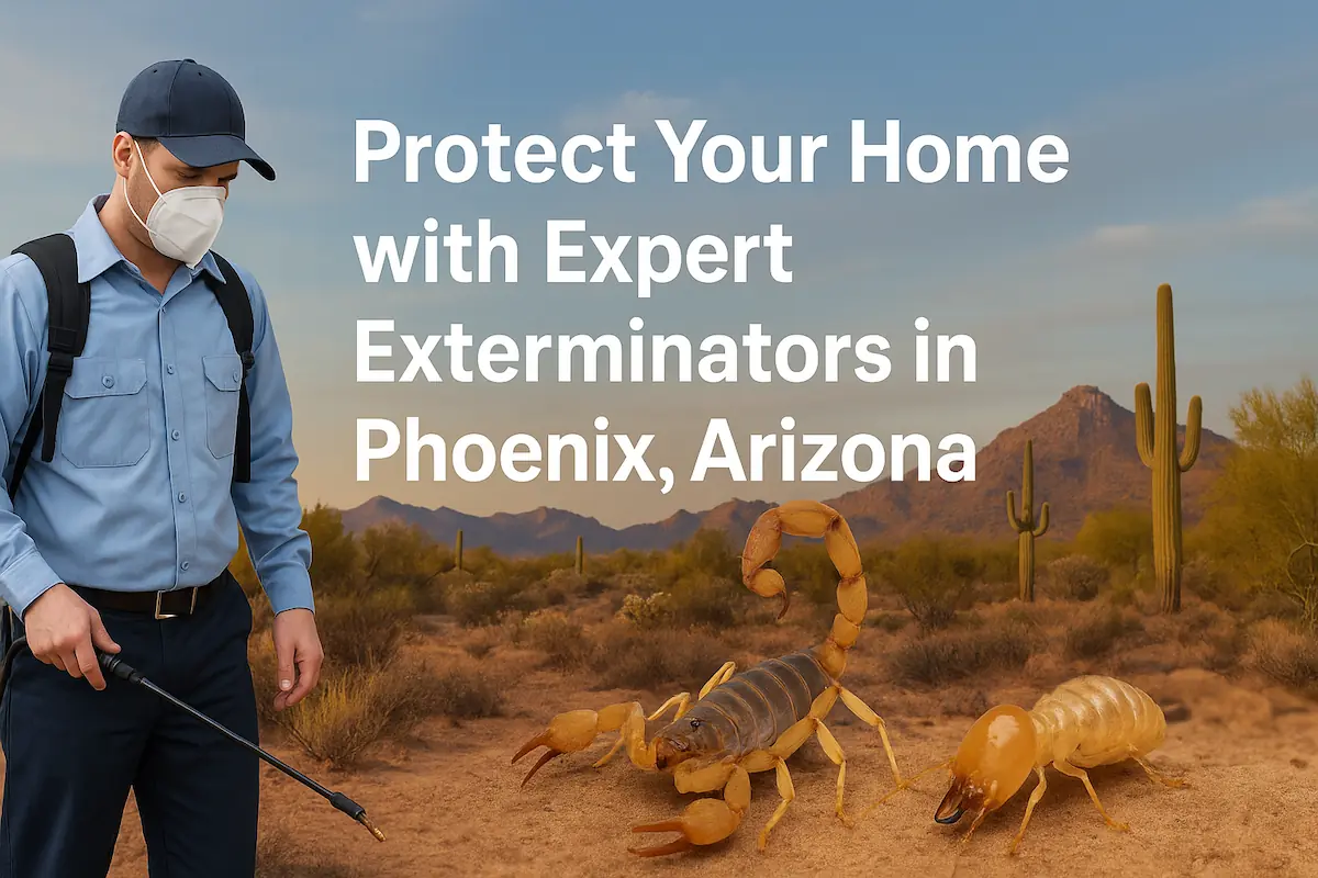 protect your home with expert exterminations in phoenix, arizona